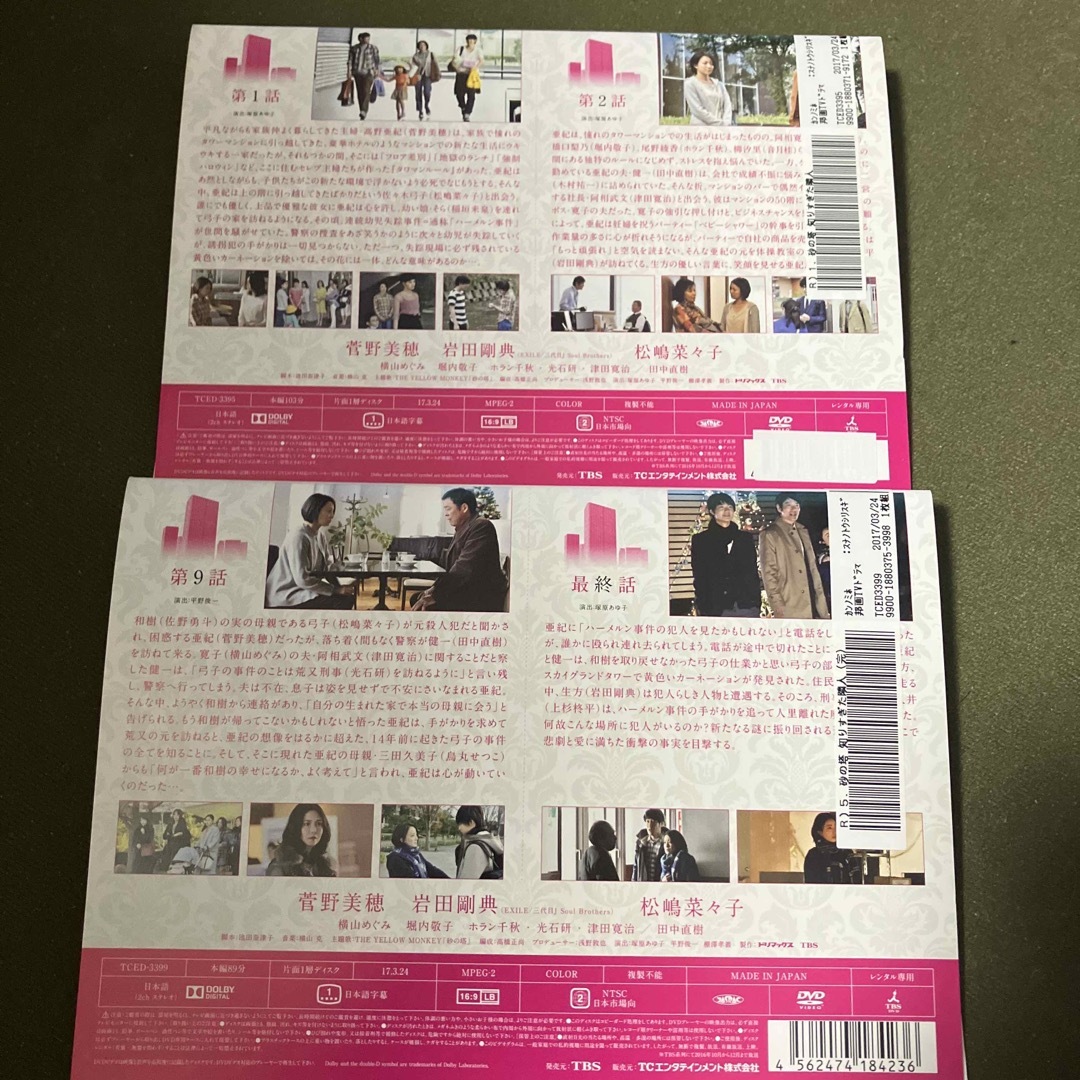 砂の塔 dvd 全5巻(レンタル落ち) エンタメ/ホビーのDVD/ブルーレイ(TVドラマ)の商品写真