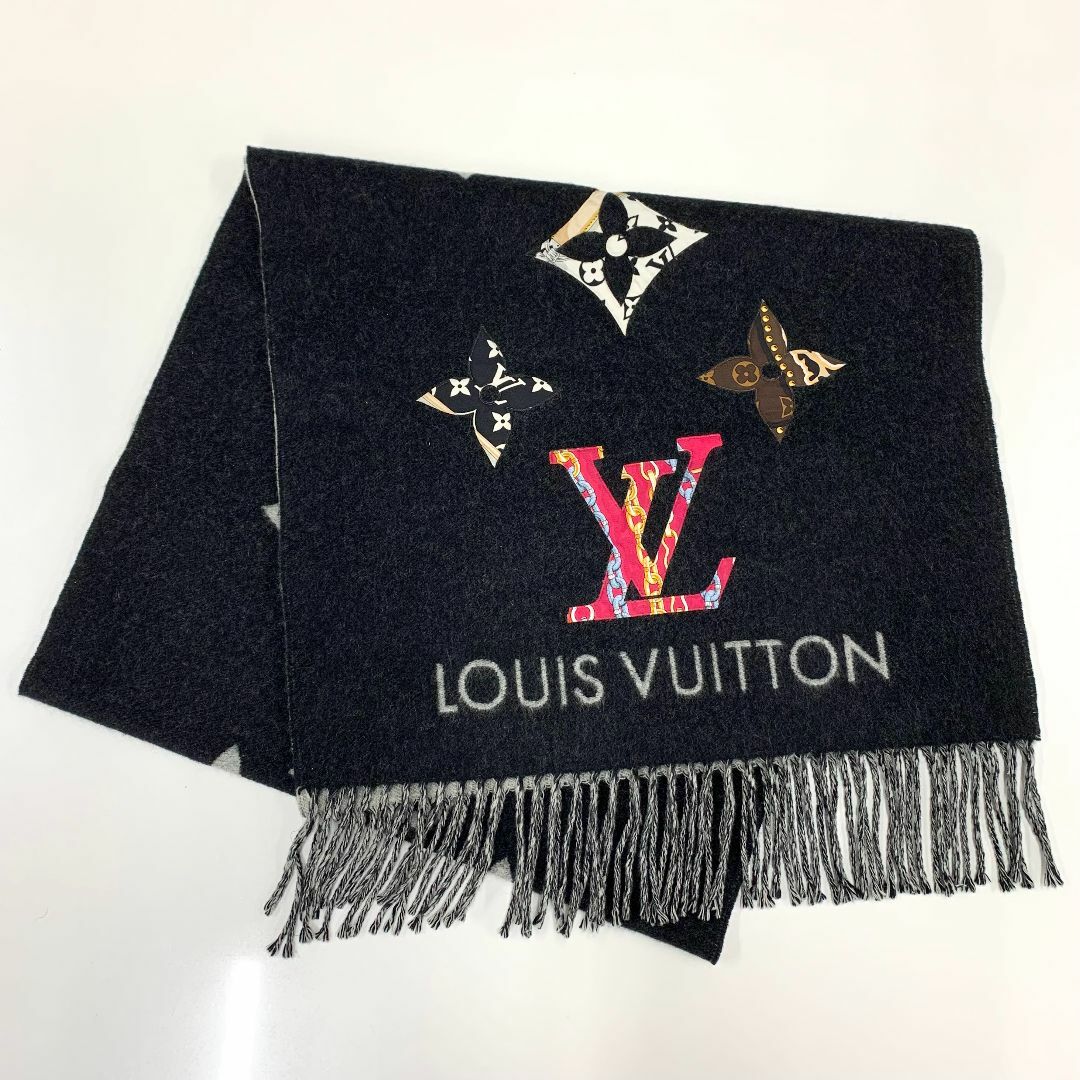 LOUIS VUITTON - 8592 ヴィトン モノグラム マフラー カシミヤ
