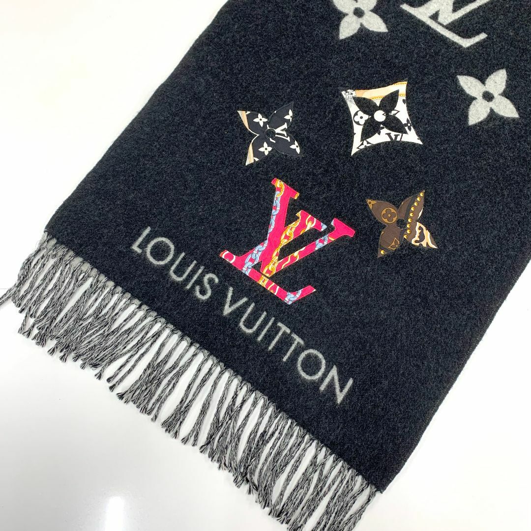 LOUIS VUITTON - 8592 ヴィトン モノグラム マフラー カシミヤ