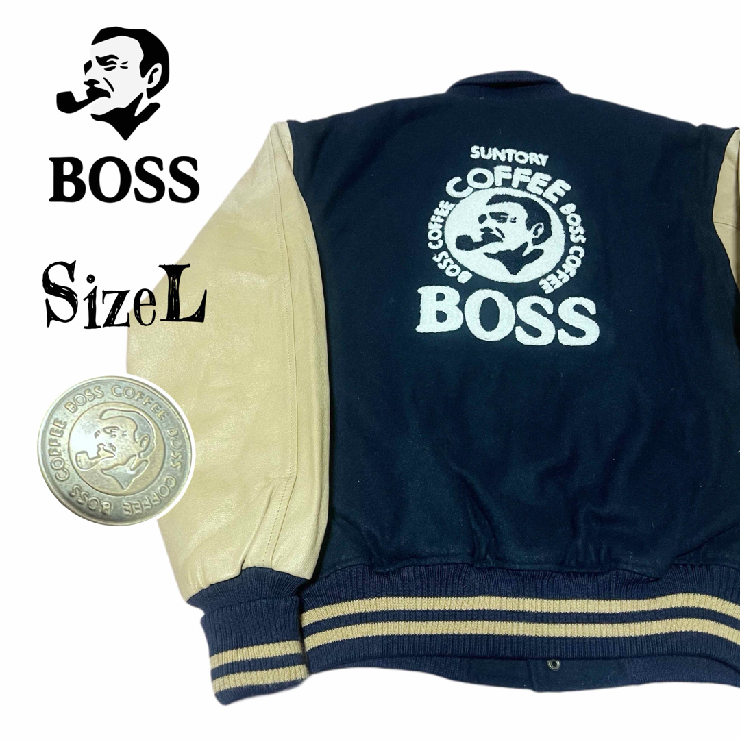 希少L★BOSS ボス BOSSジャン 本革 パイル地 刺繍ロゴ スタジャン | フリマアプリ ラクマ 希少L★BOSS ボス BOSSジャン 本革 パイル地 刺繍ロゴ スタジャン | フリマアプリ ラクマ