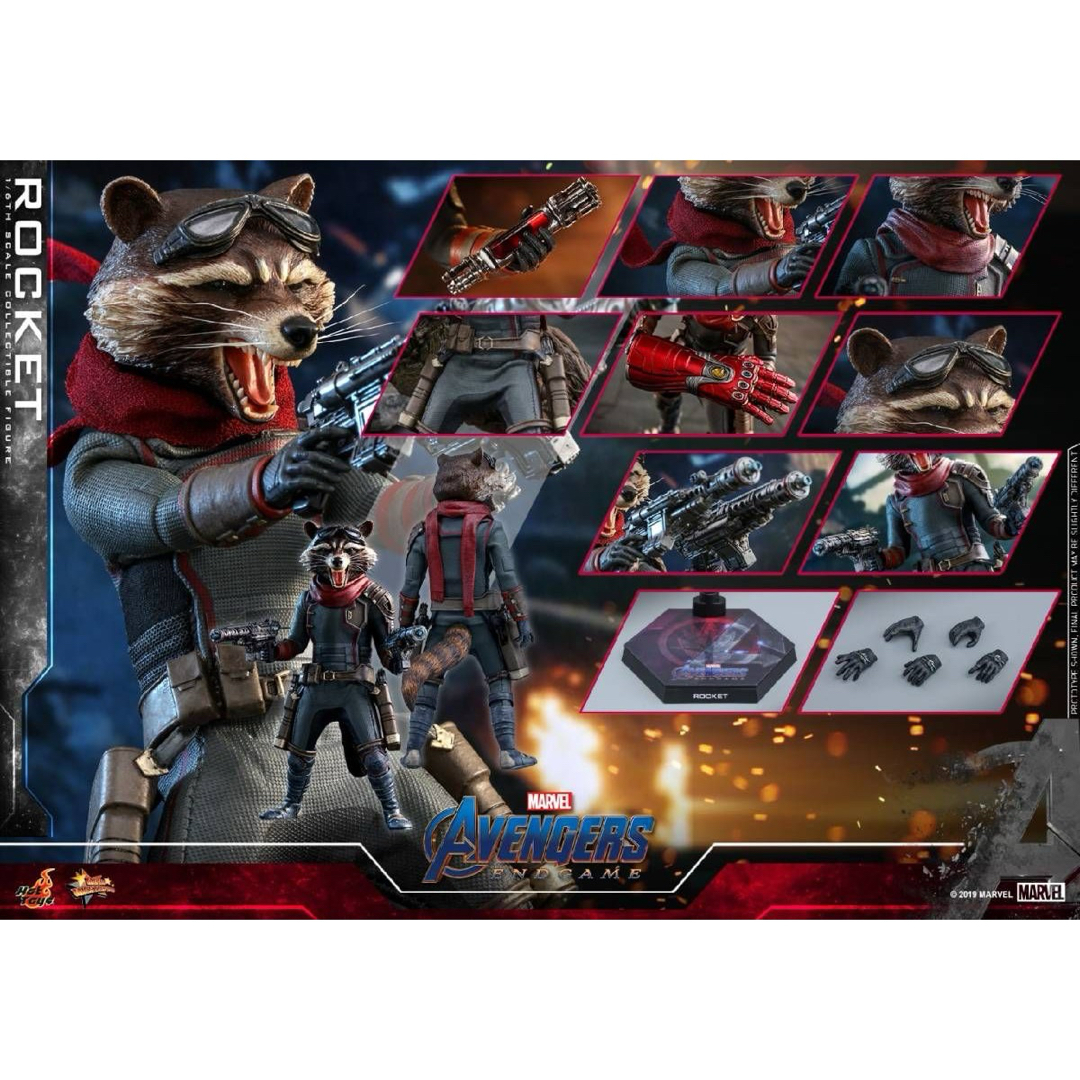 MMS548 ホットトイズ 『エンドゲーム』 1/6 フィギュア ロケット MMS548 ホットトイズ 『エンドゲーム』 1/6 フィギュア ロケット