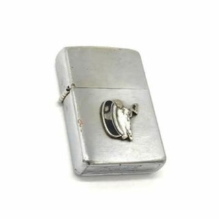 ジッポー(ZIPPO)の1973年製ZIPPOビンテージ メタル貼り(タバコグッズ)