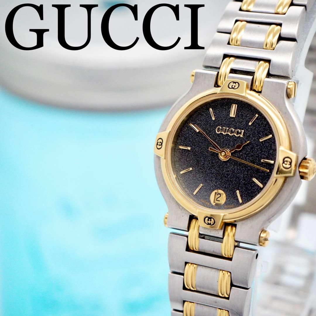 Gucci - 132【美品】GUCCI グッチ時計 レディース腕時計 コンビ