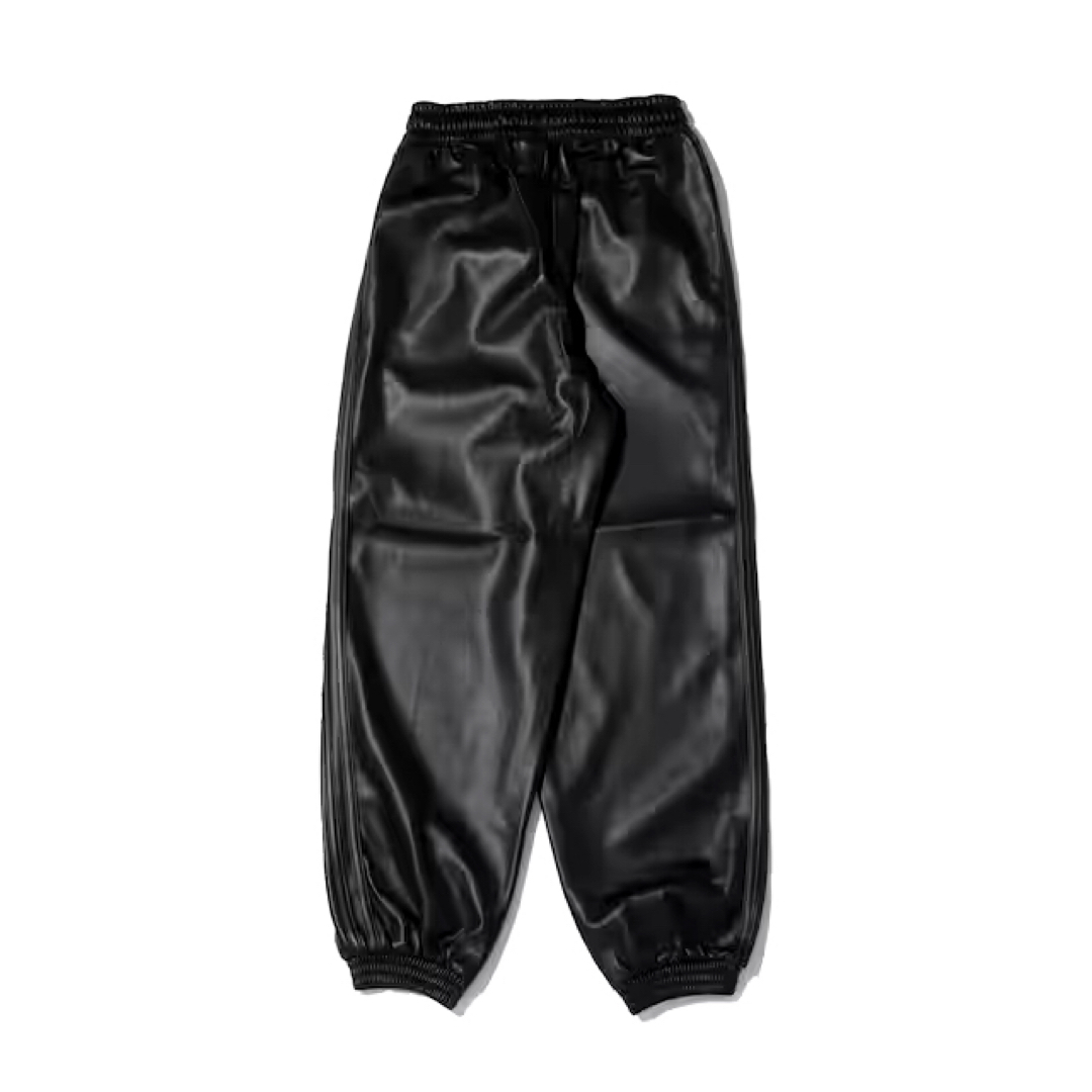 Y2K値下げ[上代1.2万]即完adidas TRACK PANTS  フェイクレザー