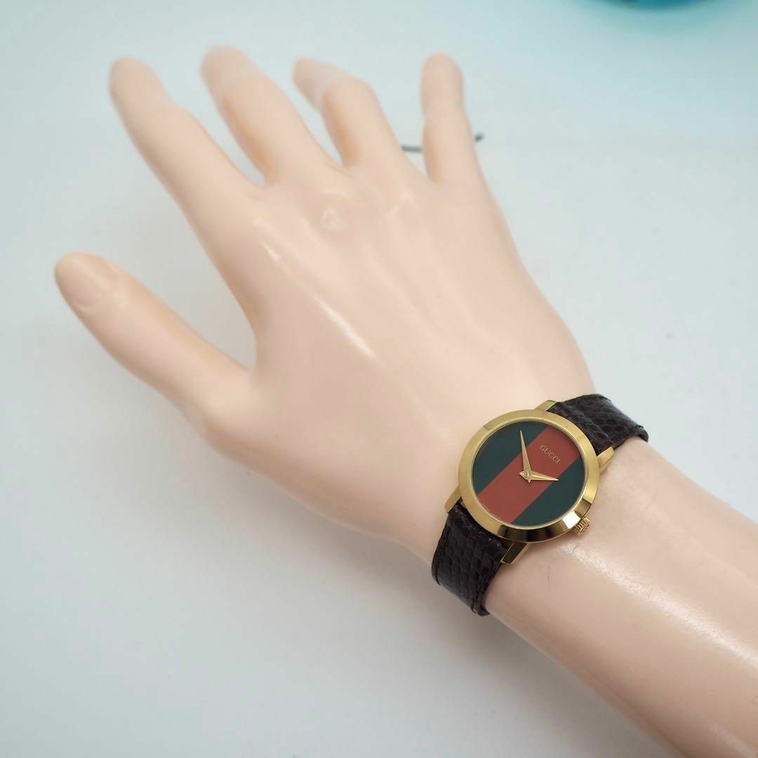 93【美品】GUCCI グッチ時計　レディース腕時計　シェリーライン　希少　人気