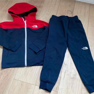 ザノースフェイス(THE NORTH FACE)のノースフェイス　110㎝　ジャージ　セットアップ　キッズ　パーカー　スウェット(ジャケット/上着)