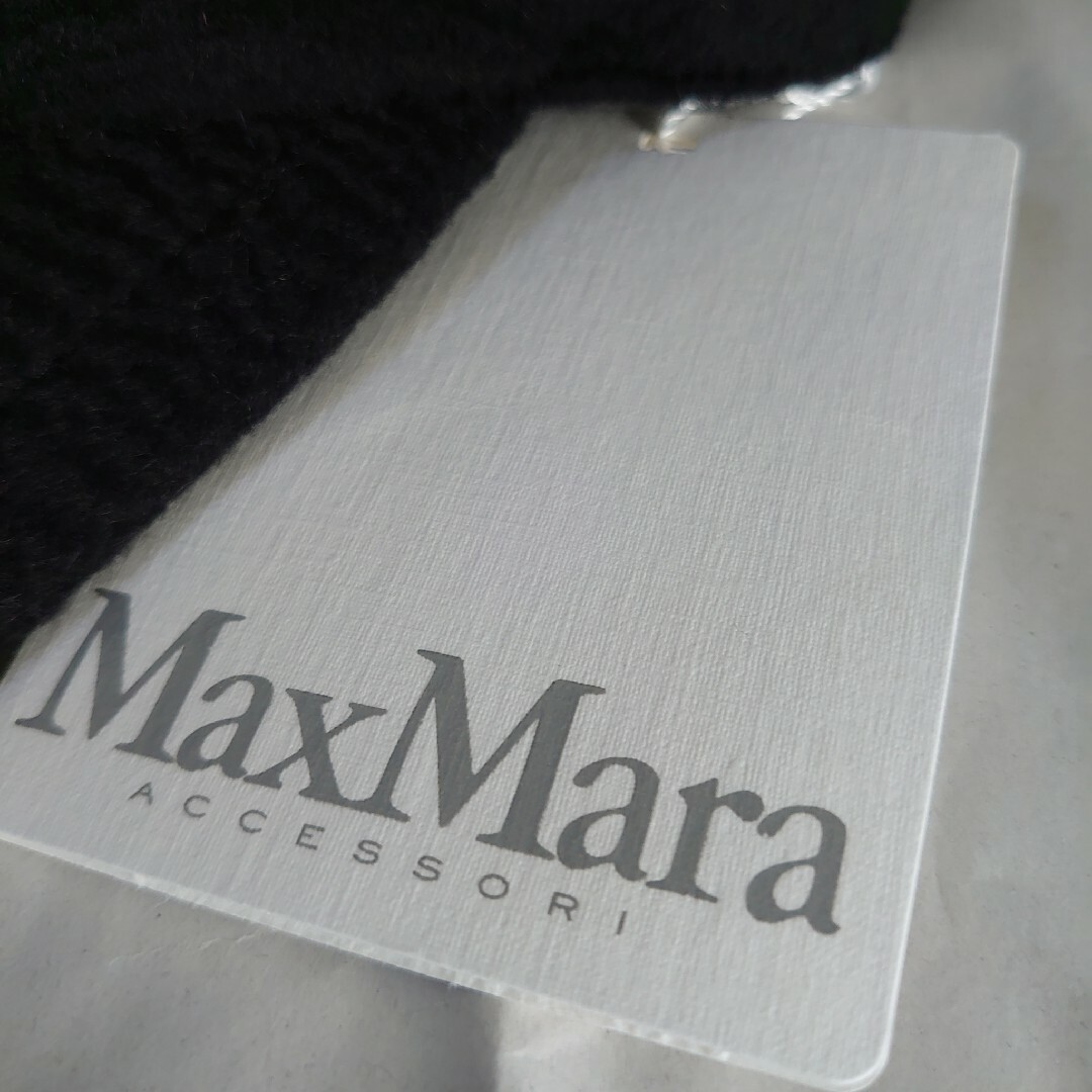 Max Mara(マックスマーラ)の新品　未使用　マックスマーラ　Max Mara　キャメル　キャップ　ブラック レディースの帽子(キャップ)の商品写真