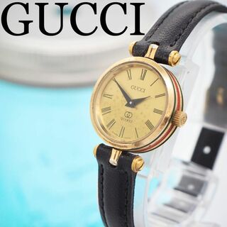 グッチ(Gucci)の291 GUCCI グッチ時計　レディース腕時計　ゴールド　シェリーライン　希少(腕時計)