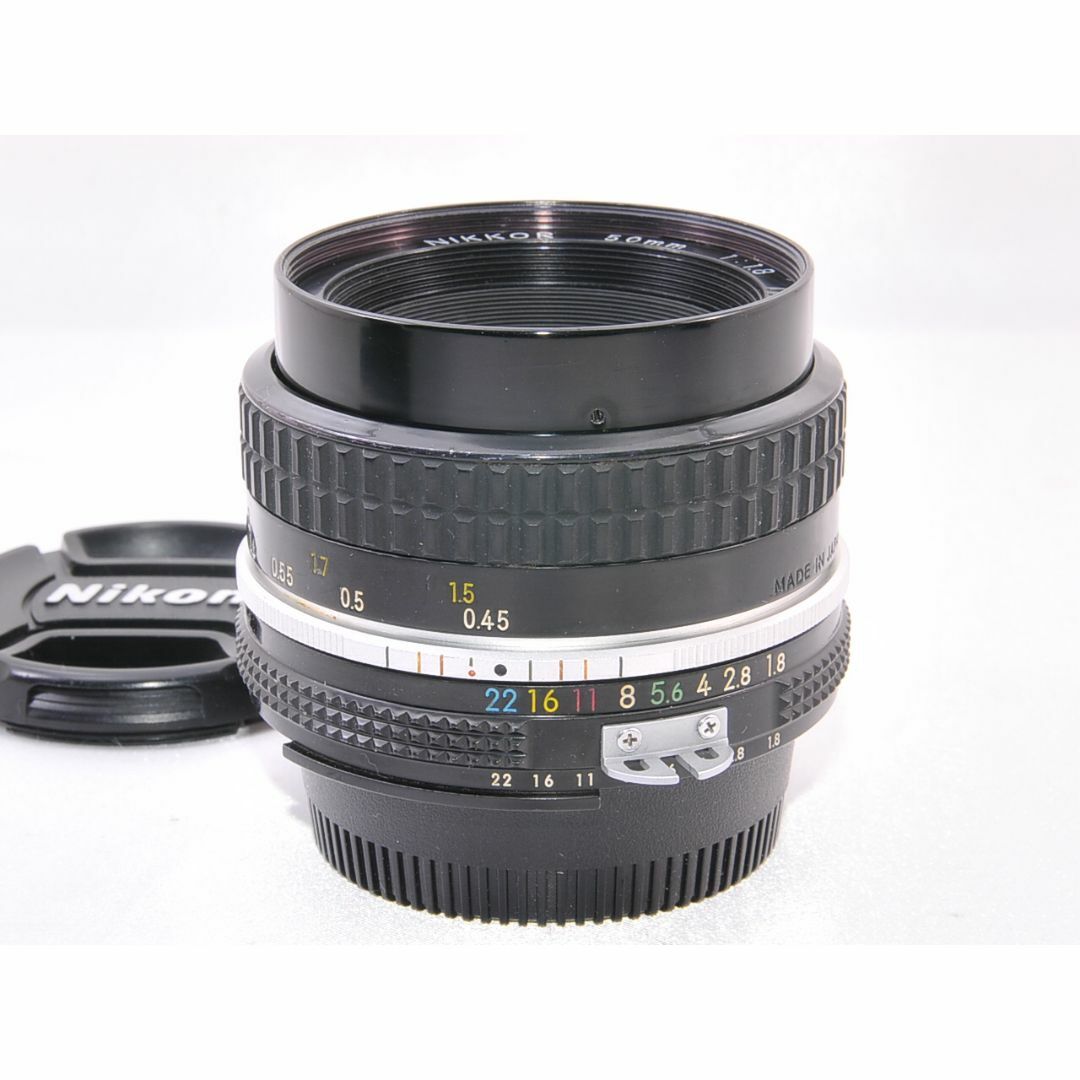 Nikon(ニコン)のニコン Nikon Ai NIKKOR 50mm F1.8 スマホ/家電/カメラのカメラ(レンズ(単焦点))の商品写真