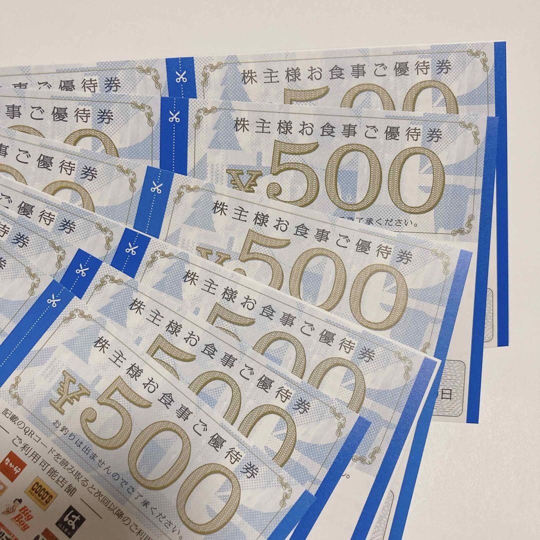 ゼンショー(ゼンショー)のゼンショー 株主優待 6000円分 チケットの優待券/割引券(フード/ドリンク券)の商品写真