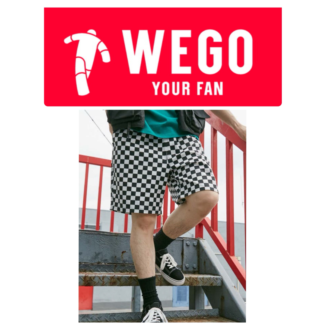 WEGO(ウィゴー)のWEGO チノショートパンツ　チェック　ウィゴー　ハーフパンツ メンズのパンツ(ショートパンツ)の商品写真