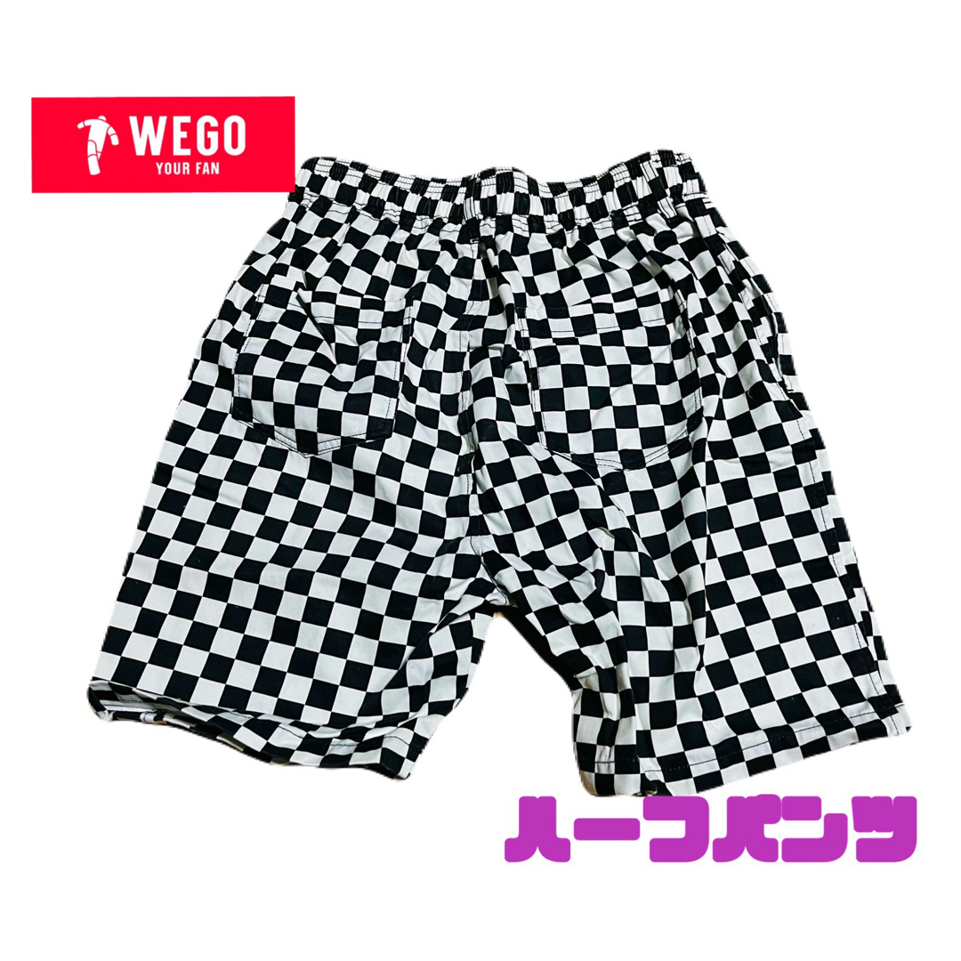 WEGO(ウィゴー)のWEGO チノショートパンツ　チェック　ウィゴー　ハーフパンツ メンズのパンツ(ショートパンツ)の商品写真