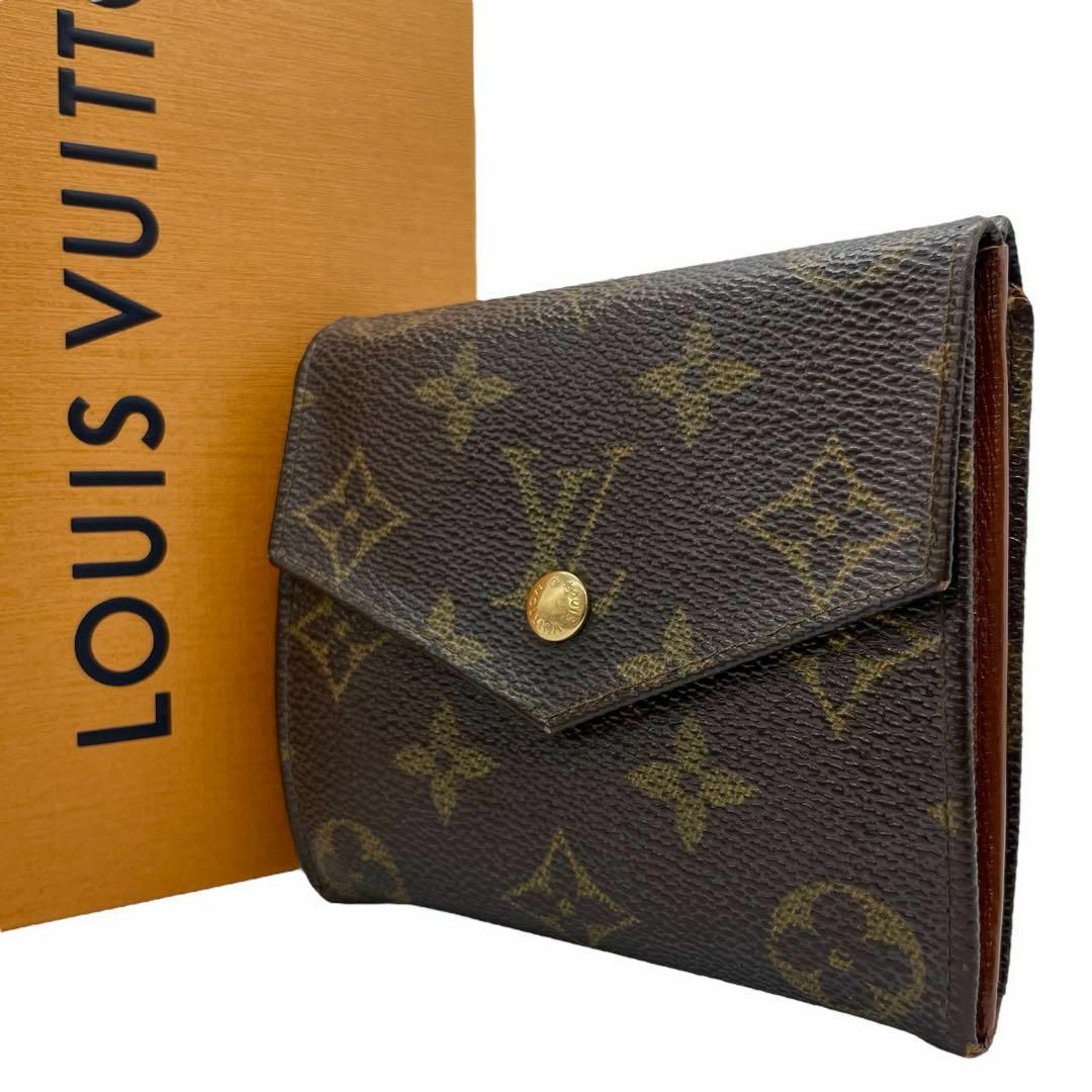 ルイヴィトン Louis Vuitton モノグラム ポルトモネビエ カルトクレディ M61660 財布 3つ折り財布 ユニセックス 送料無料 【あす楽】擦れ傷汚れヨレ有り金具の状態