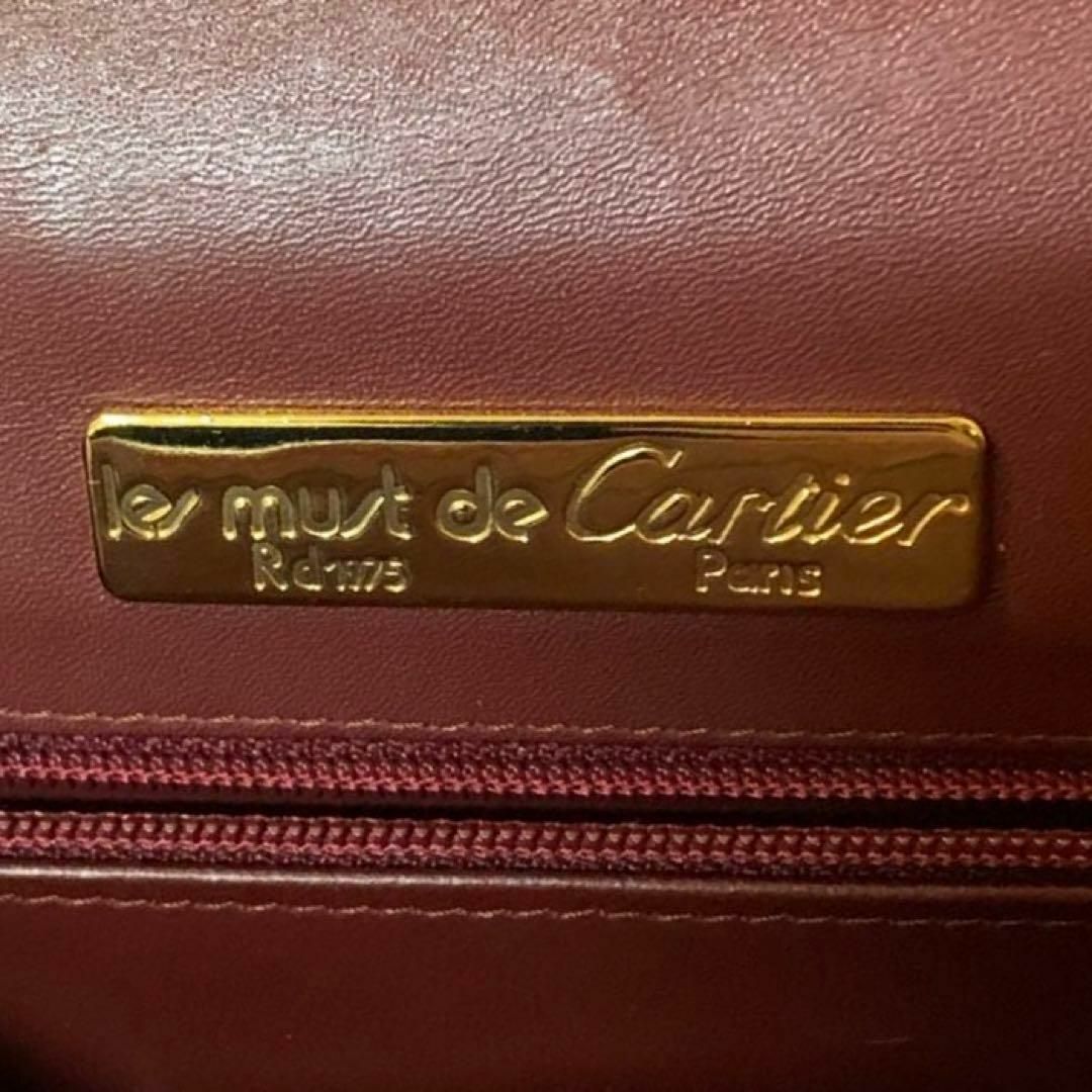 Cartier(カルティエ)の美品 Cartier カルティエ クラッチバッグ ボルドー マストライン 上品 レディースのバッグ(クラッチバッグ)の商品写真