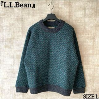 エルエルビーン(L.L.Bean)の【美品】有原みゆ紀着用　80s　L.L.bean バーズアイニット　レアカラー(ニット/セーター)