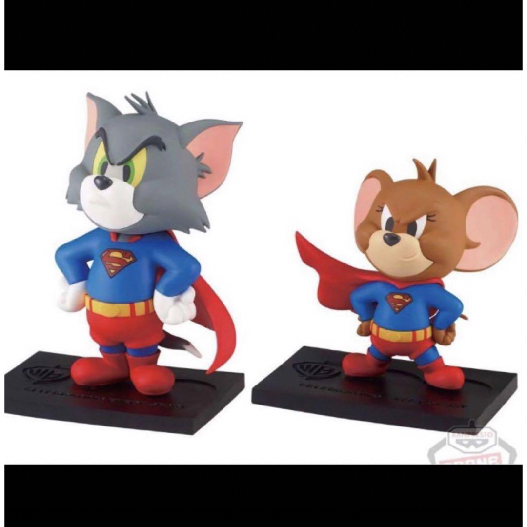 トムとジェリー　フィギュアコレクション　SUPERMAN 2体セット エンタメ/ホビーのフィギュア(アニメ/ゲーム)の商品写真