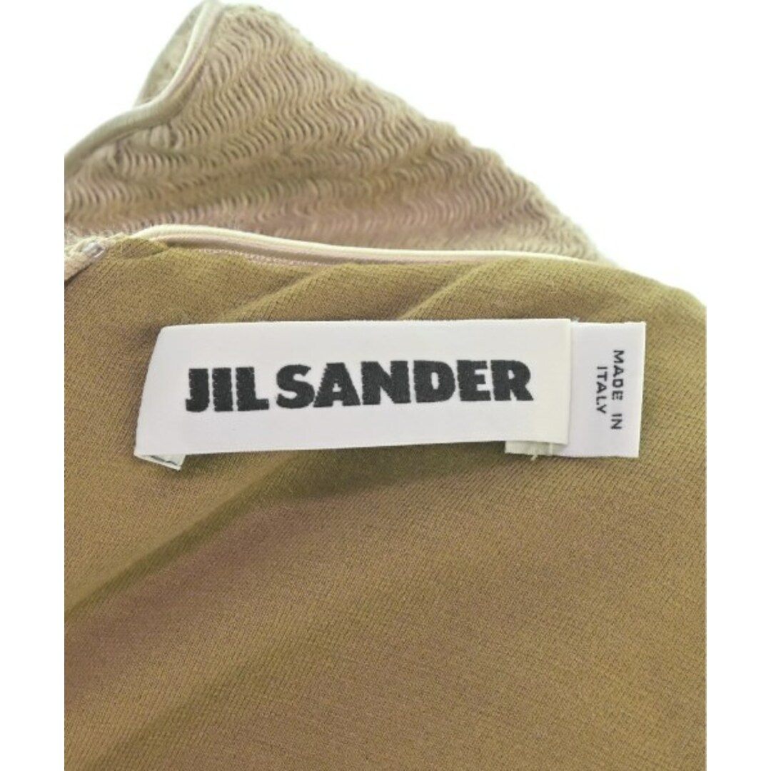 Jil Sander(ジルサンダー)のJIL SANDER ジルサンダー ワンピース 38(S位) ベージュ 【古着】【中古】 レディースのワンピース(ひざ丈ワンピース)の商品写真