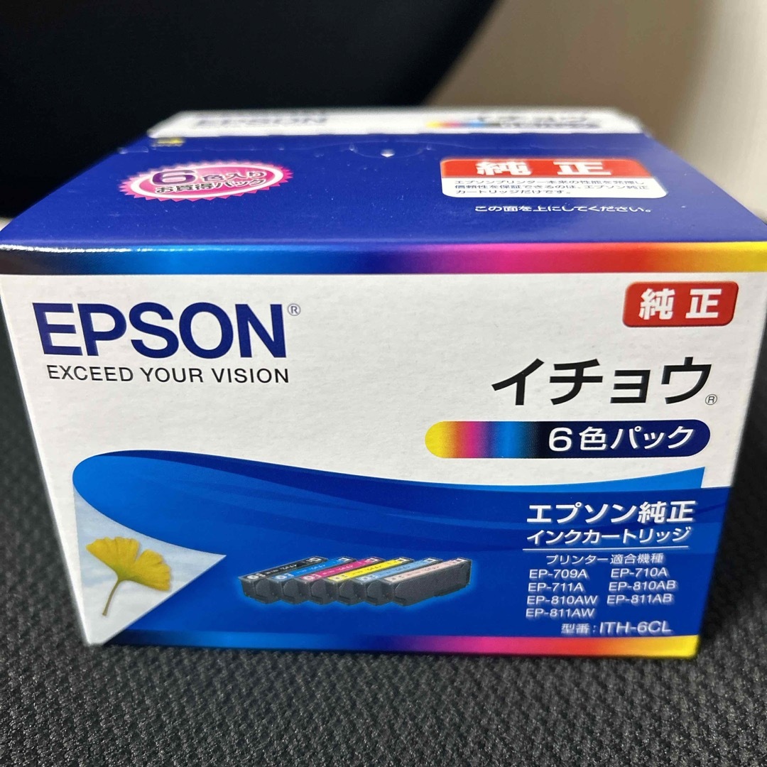 EPSON インクカートリッジ インク 純正 ITH-6CL イチョウ  インテリア/住まい/日用品のオフィス用品(その他)の商品写真