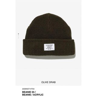 WTAPS BEANIE GREIGEニット帽/ビーニー