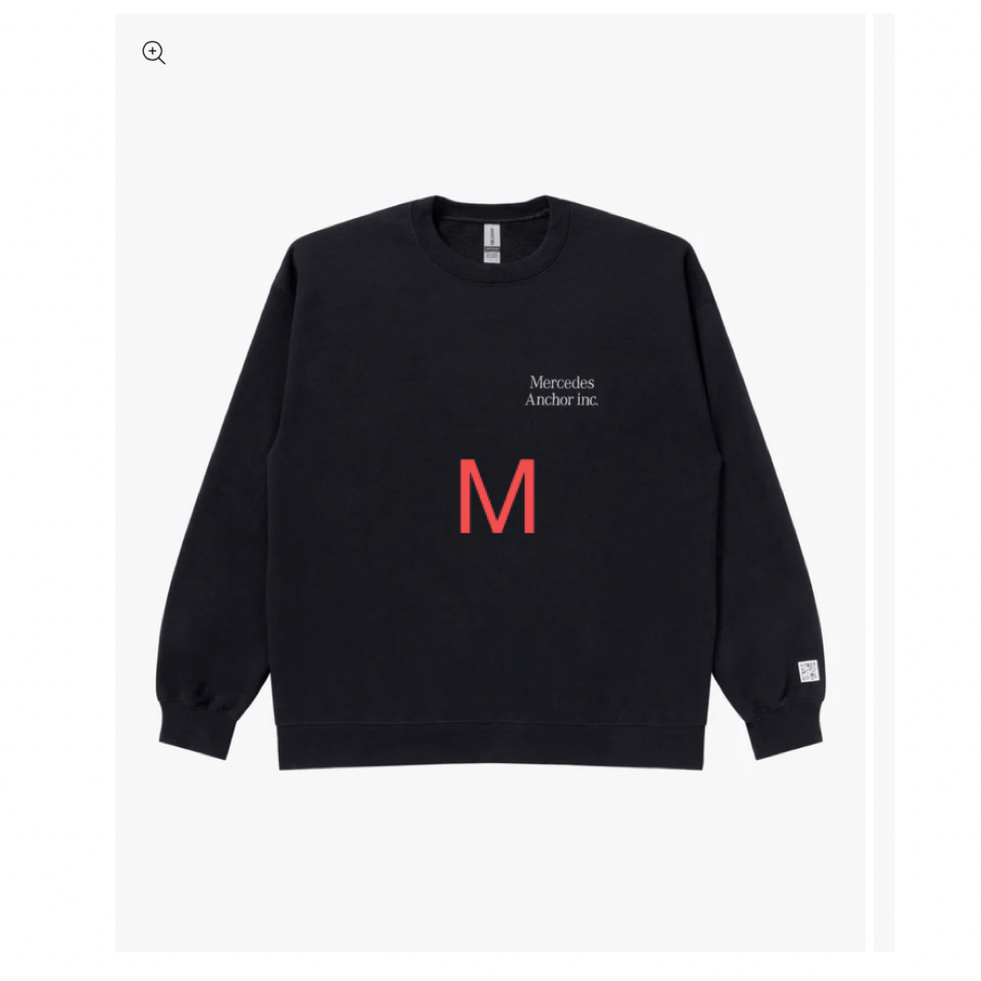 1LDK SELECT(ワンエルディーケーセレクト)のMercedes Anchor Inc. Crew Sweat 黒M メルセデス メンズのトップス(スウェット)の商品写真