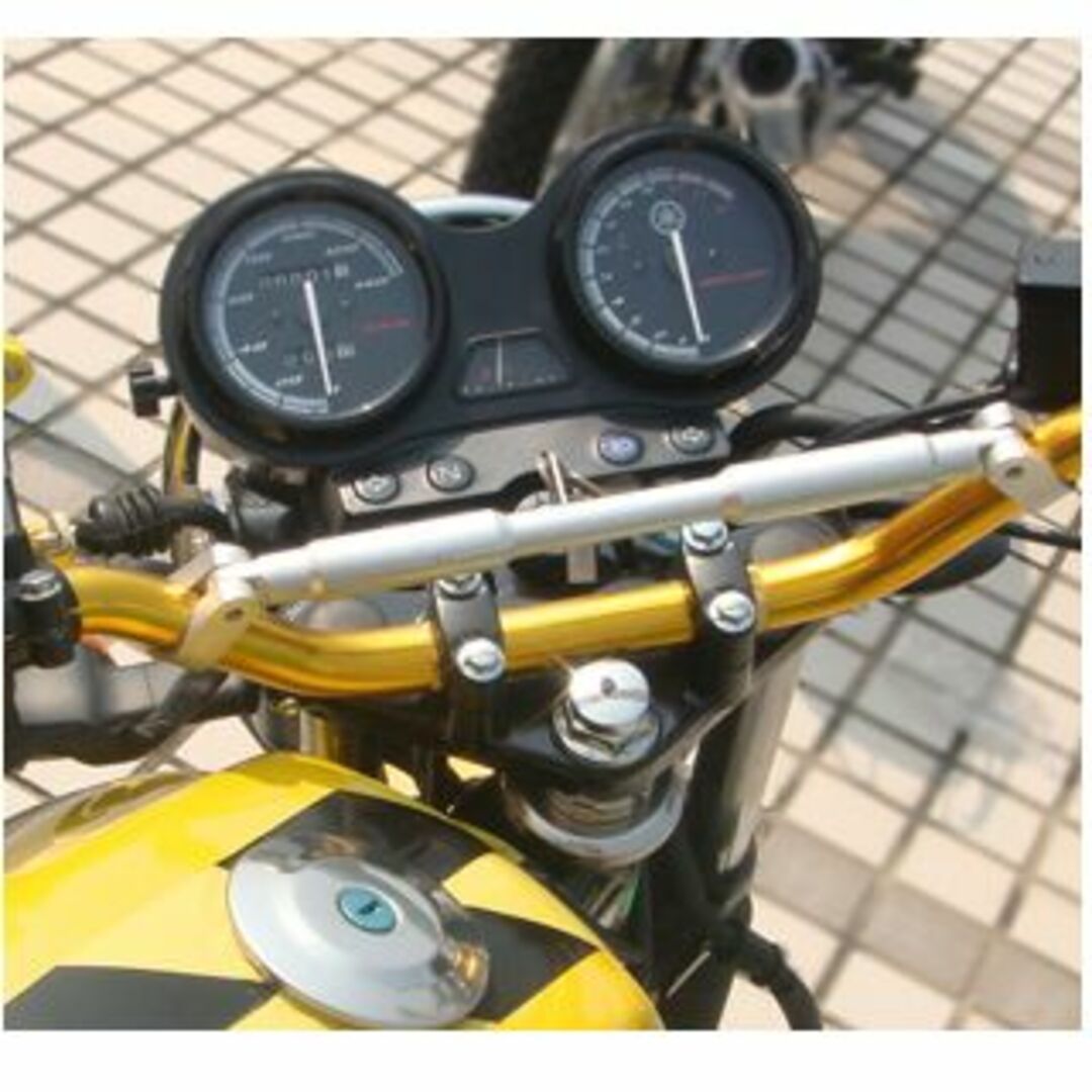 アジャスタブル アルミハンドルブレースバー 自動車/バイクのバイク(装備/装具)の商品写真