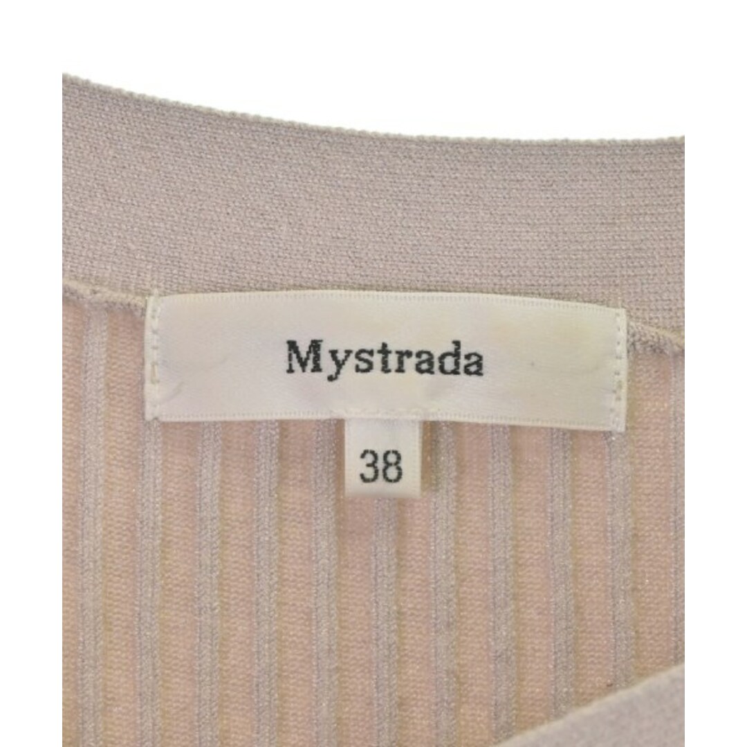 Mystrada(マイストラーダ)のMystrada マイストラーダ ワンピース 38(M位) ベージュ 【古着】【中古】 レディースのワンピース(ひざ丈ワンピース)の商品写真