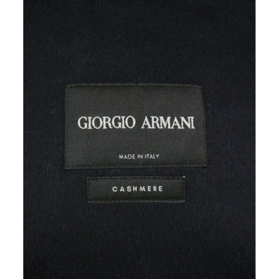 Giorgio Armani(ジョルジオアルマーニ)のGIORGIO ARMANI チェスターコート 54(XXL位) 紺 【古着】【中古】 メンズのジャケット/アウター(チェスターコート)の商品写真