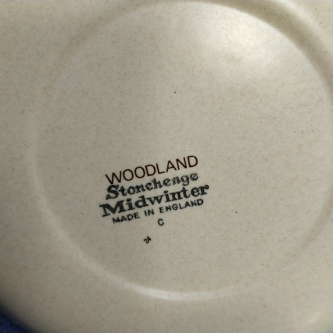 WEDGWOOD(ウェッジウッド)のミッドウィンター ウッドランド 1970's英国製トリオ インテリア/住まい/日用品のキッチン/食器(食器)の商品写真