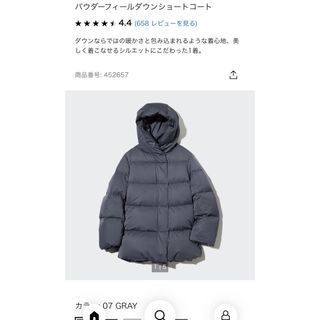 ユニクロ(UNIQLO)のユニクロパウダーフィールダウンショートコート(ダウンコート)