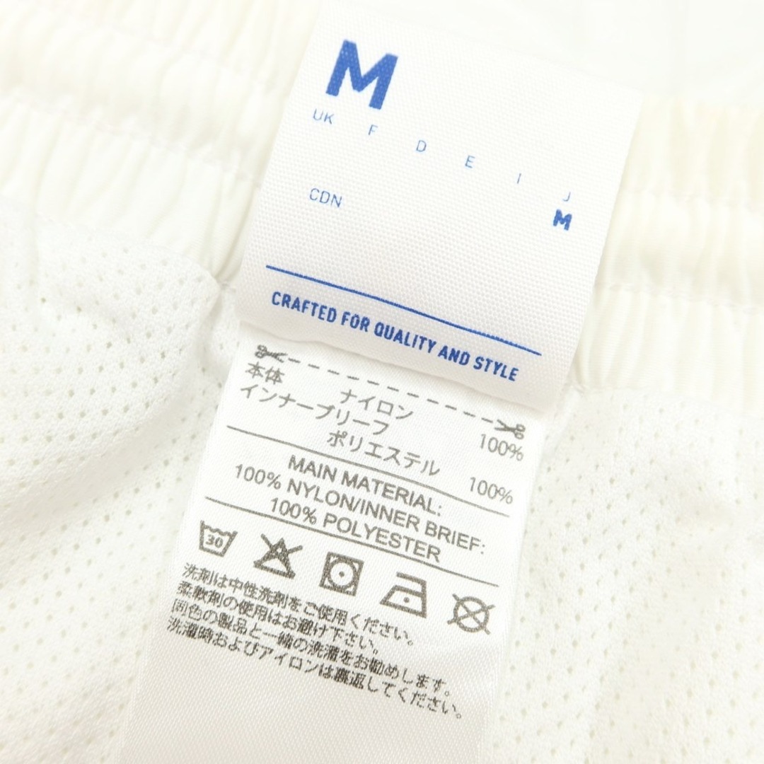Reebok(リーボック)の【中古】リーボック Reebok ナイロン ショートパンツ ホワイト【サイズM】【メンズ】 メンズのパンツ(ショートパンツ)の商品写真