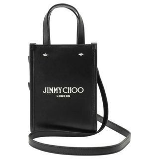 ジミーチュウ(JIMMY CHOO)のジミーチュウ MINI N/S TOTE ANR BLACK WHITE(トートバッグ)