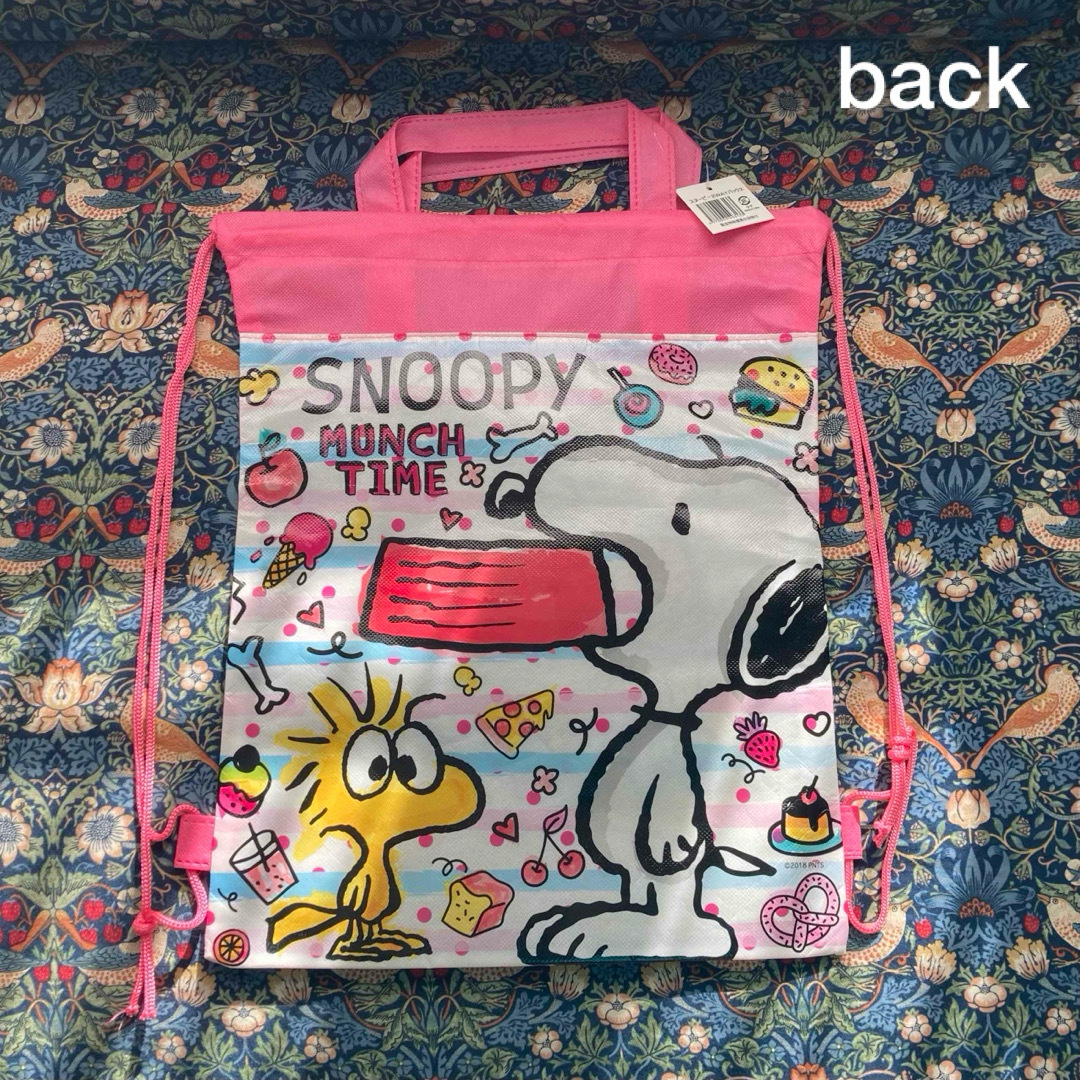 SNOOPY(スヌーピー)の③新品タグ付き SNOOPY 2wayバッグ🩷ピンク🩷 エンタメ/ホビーのアニメグッズ(その他)の商品写真