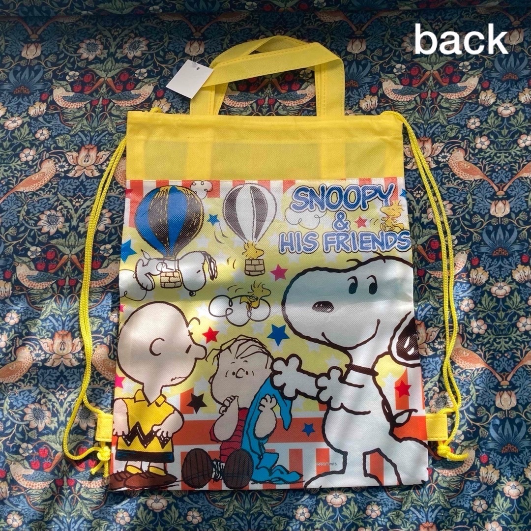 SNOOPY(スヌーピー)の⑤新品タグ付き SNOOPY 2wayバッグ💛イエロー💛 エンタメ/ホビーのアニメグッズ(その他)の商品写真