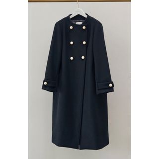 チャコット(CHACOTT)のSTINA スティナ　Pearl button coat(ロングコート)