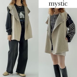 ミスティック(mystic)のミスティック ベルト 起毛素材　ジレ ベスト(ベスト/ジレ)