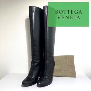 ボッテガヴェネタ(Bottega Veneta)の【極美品】Bottega Veneta ボッテガヴェネタ ロングブーツ 37(ブーツ)