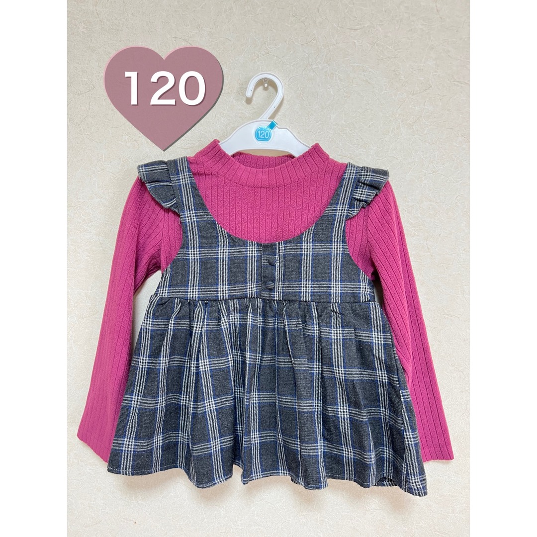 トップス　長袖　１２０　女の子 キッズ/ベビー/マタニティのキッズ服女の子用(90cm~)(その他)の商品写真