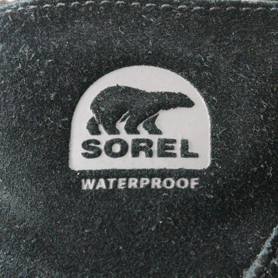 SOREL(ソレル)のソレル SOREL GLACY SHORT グレイシーショート スノーブーツ 24cm/ブラック ウォータープルーフ スエード スノー【2400013618694】 レディースの靴/シューズ(ブーツ)の商品写真
