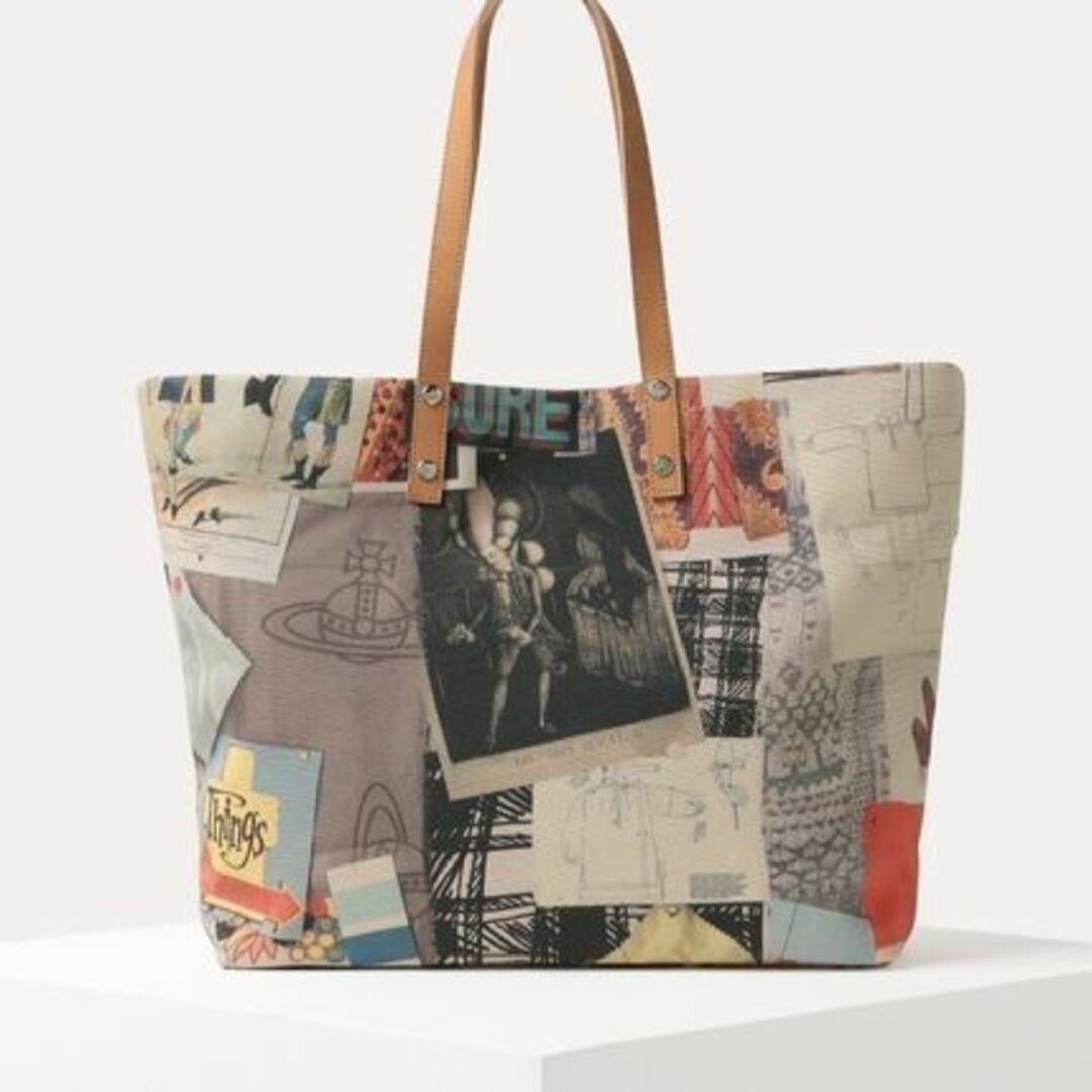 Vivienne Westwood(ヴィヴィアンウエストウッド)の新品 ヴィヴィアンウエストウッド 男女兼用 ムードボードプリント トートバッグ レディースのバッグ(トートバッグ)の商品写真