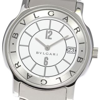 ブルガリ(BVLGARI)のブルガリ BVLGARI ST35S ソロテンポ デイト クォーツ メンズ 良品 箱・保証書付き_784394(腕時計(アナログ))