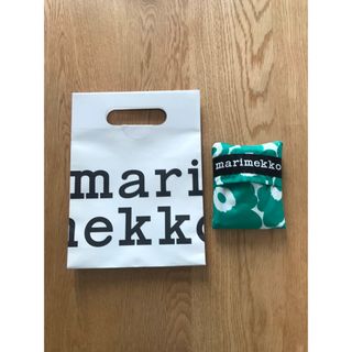 マリメッコ(marimekko)のマリメッコ　エコバッグ　グリーン(エコバッグ)