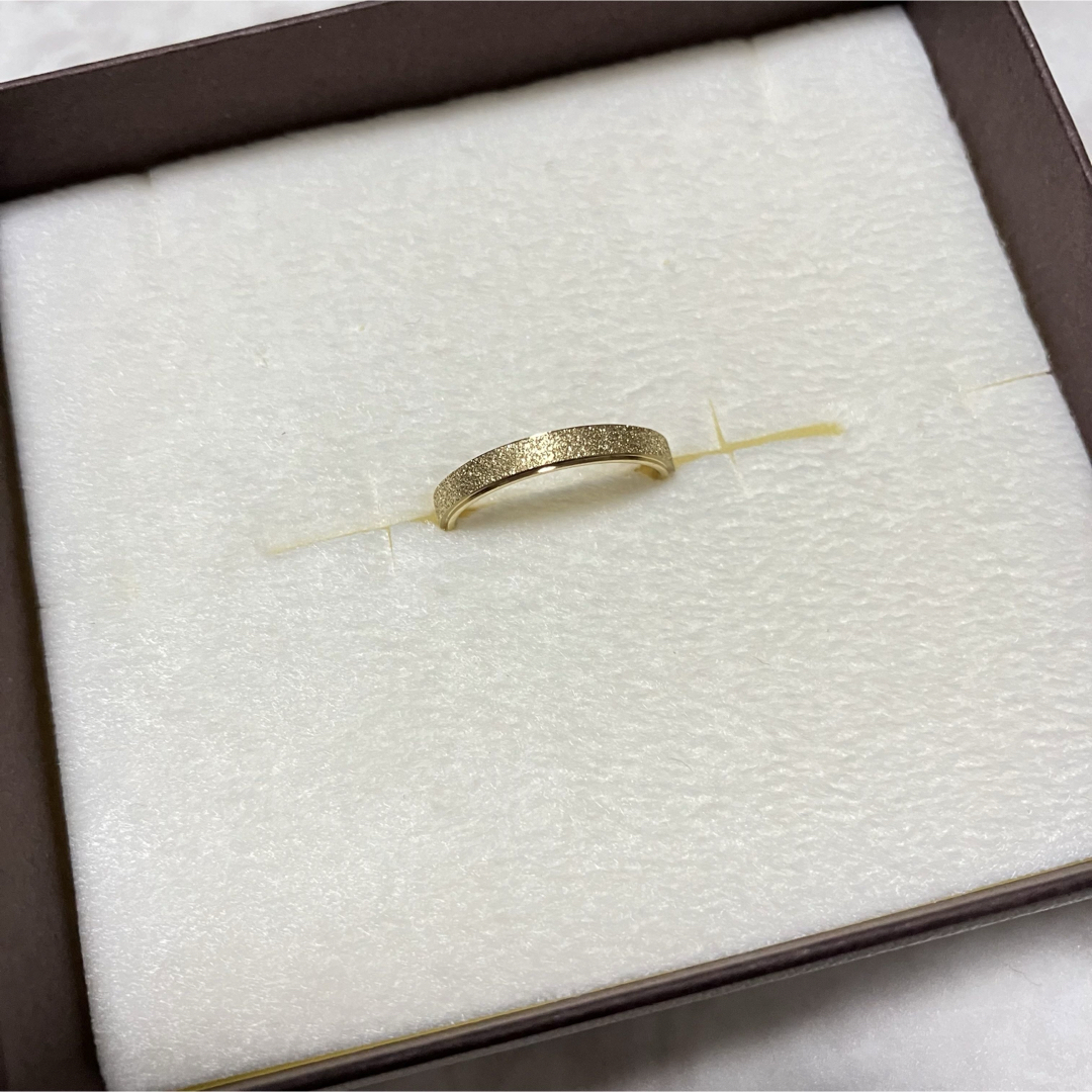 リング　指輪　ゴールド　サージカルステンレス　重ね付け　14号 レディースのアクセサリー(リング(指輪))の商品写真