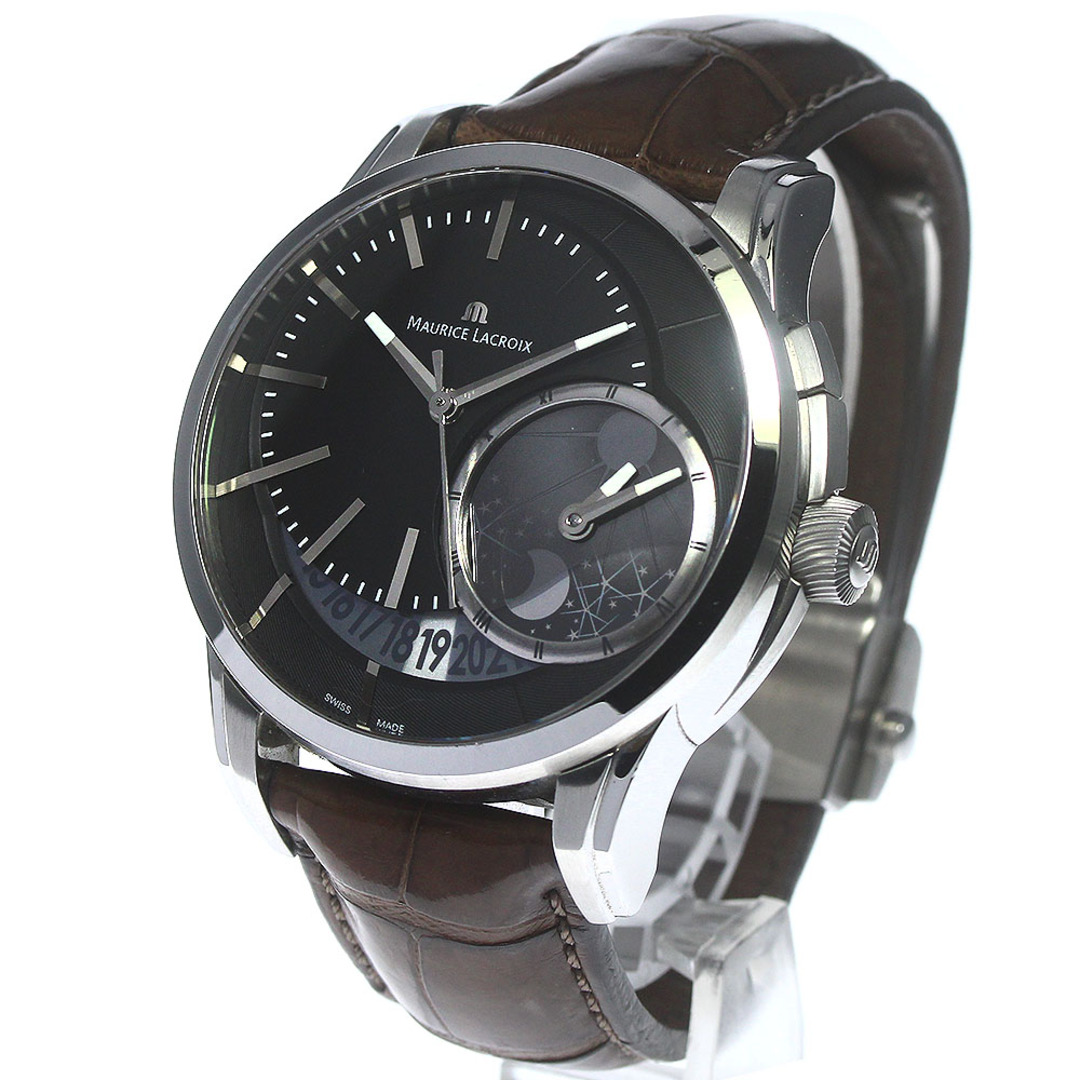 MAURICE LACROIX(モーリスラクロア)のモーリスラクロア MAURICE LACROIX PT6118 ポントス デセントリックGMT デイト 自動巻き メンズ _784686 メンズの時計(腕時計(アナログ))の商品写真