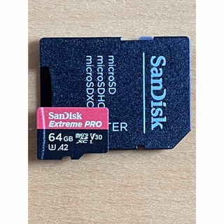 サンディスク(SanDisk)のSanDisk Extreme PRO 64GBマイクロSD(その他)