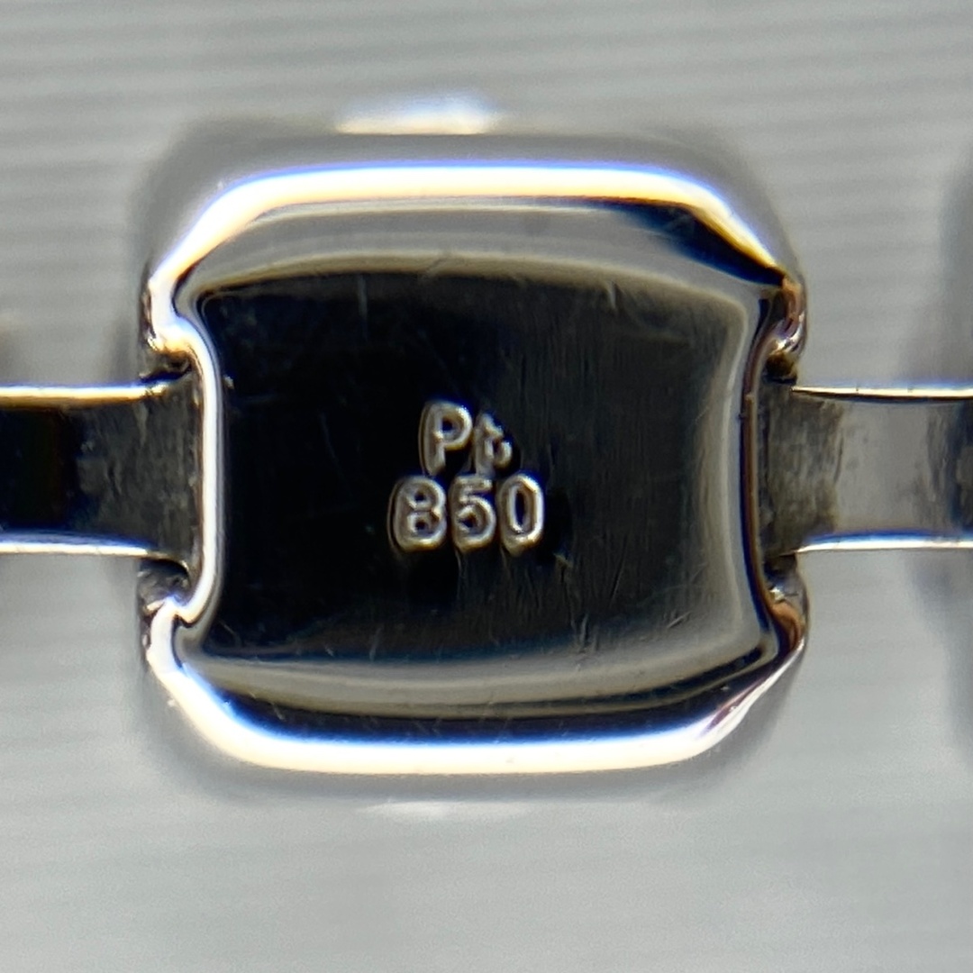 メレダイヤ デザインネックレス Pt850バイセルネックレス