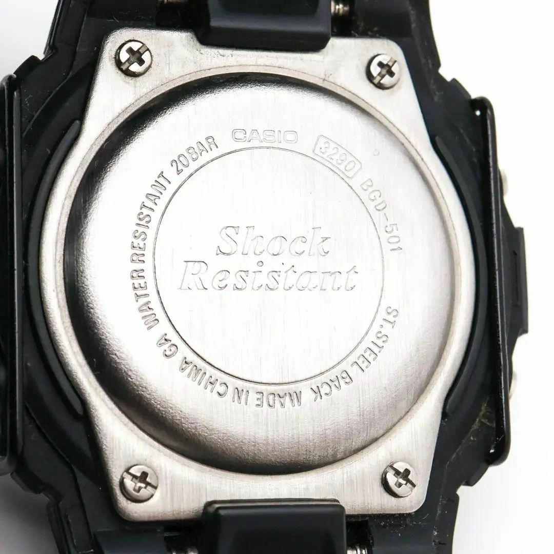 Baby-G(ベビージー)の《人気》 Baby-G 腕時計 ブラック デジタル ラバー レディース o レディースのファッション小物(腕時計)の商品写真