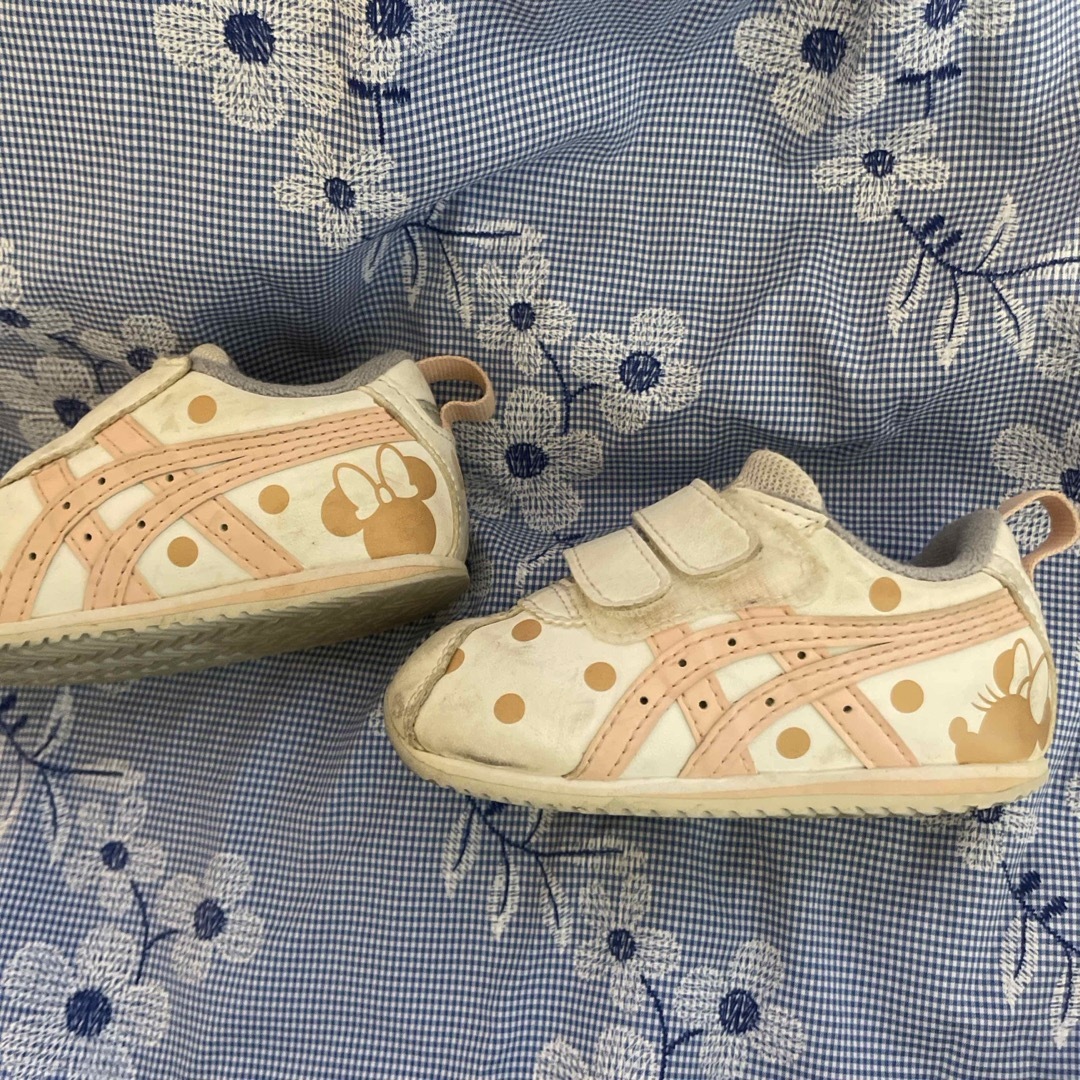 asics(アシックス)のアシックス　ミニーちゃん　ニューバランス　2足セット キッズ/ベビー/マタニティのベビー靴/シューズ(~14cm)(スニーカー)の商品写真