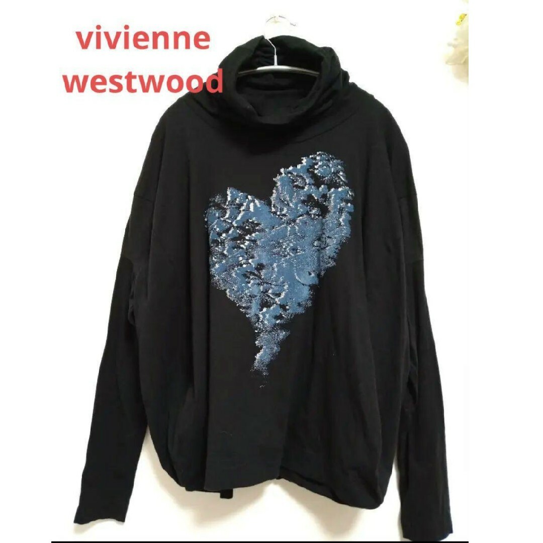 Vivienne Westwood(ヴィヴィアンウエストウッド)の12/26迄 ★viviennewestwood ハートタートルカットソー レディースのトップス(カットソー(長袖/七分))の商品写真