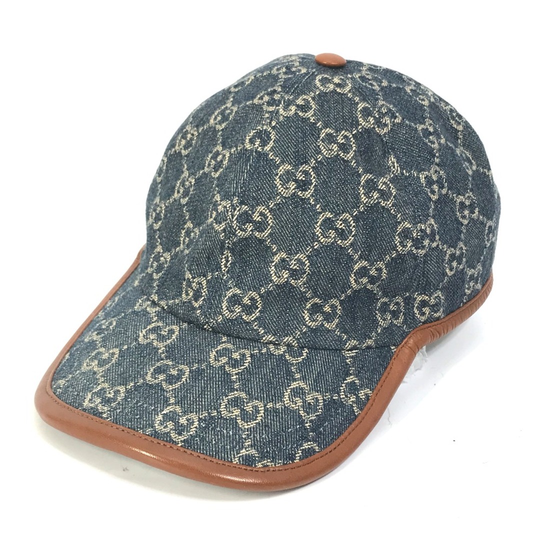 GUCCI - グッチ GUCCI GG ロゴ 656206 デニム 帽子 キャップ帽 GUCCI - グッチ GUCCI GG ロゴ 656206 デニム 帽子 キャップ帽
