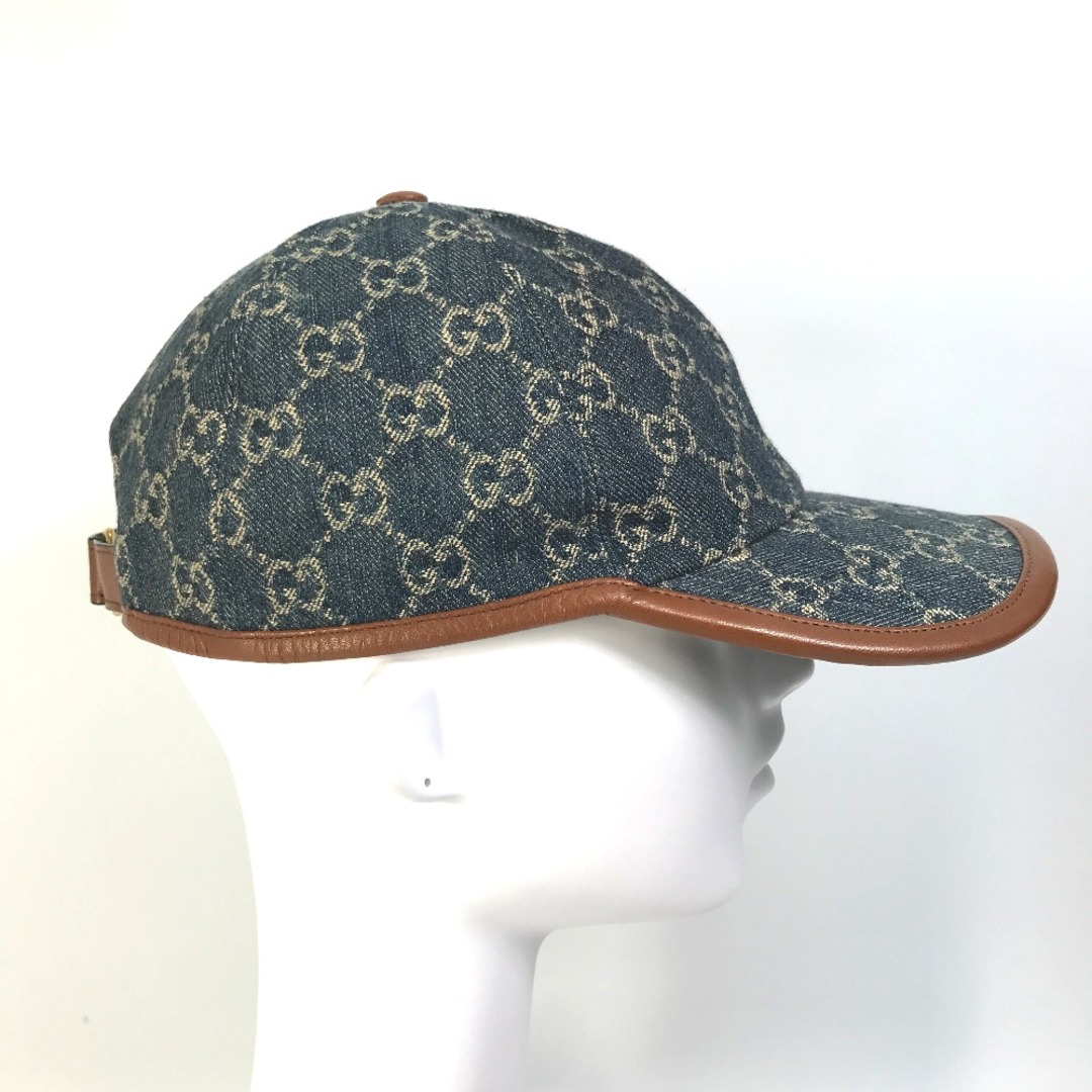GUCCI - グッチ GUCCI GG ロゴ 656206 デニム 帽子 キャップ帽 GUCCI - グッチ GUCCI GG ロゴ 656206 デニム 帽子 キャップ帽